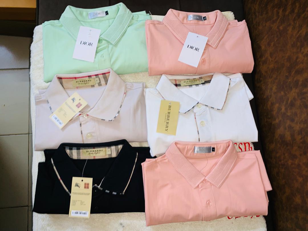 Dior & Burberry – Lot de Chemises Polo Premium